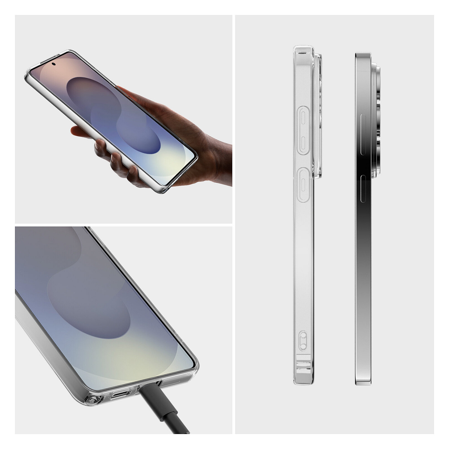 Zaštitni set 4SMARTS 360 za Samsung Galaxy S26 Ultra (prozirni)-2