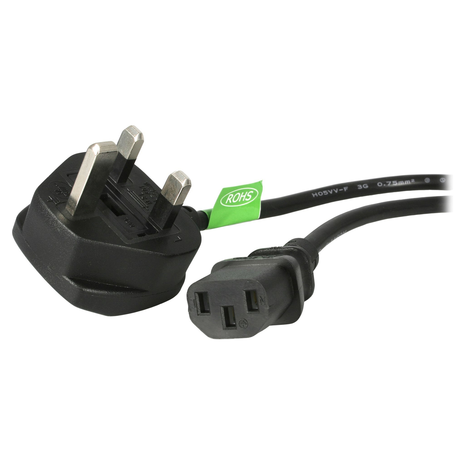 Strujni kabel STARTECH 1m (UK BS 1363 na C13) - PXT101UK1M