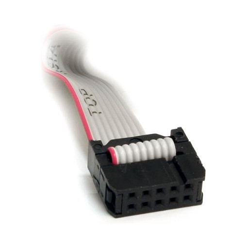 StarTech 16in 9 Pin Serial Male to 10 Pin Motherboard Header Panel Mount Cable-2