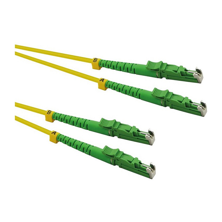 ROLINE LWL-Kabel duplex 9/125m OS2, LSH/LSH, APC Schliff, LSOH, gelb, 7,5 m-0