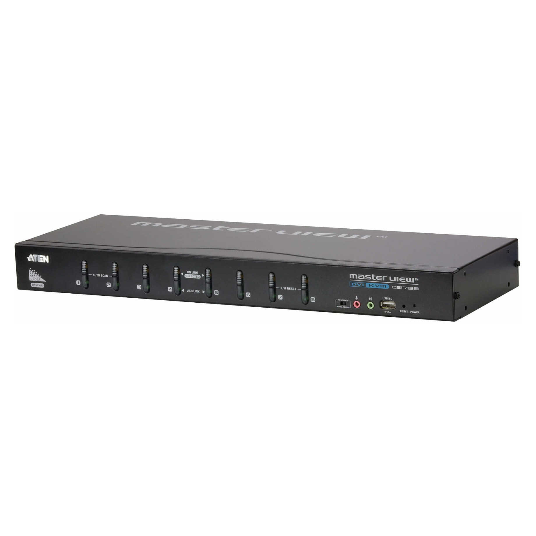 KVM preklopnik ATEN CS1768 (8-portni, DVI, USB, Audio)