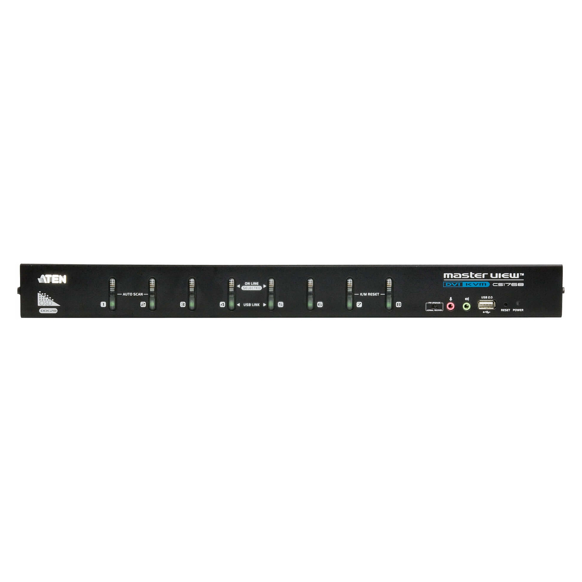KVM preklopnik ATEN CS1768 (8-portni, DVI, USB, Audio)-1