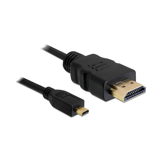 Kabel DELOCK High Speed HDMI s Ethernetom (HDMI-A na Micro HDMI-D), 1m
