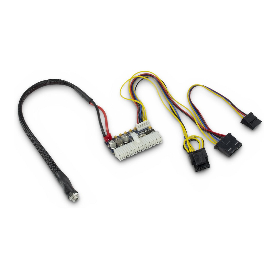Inter-Tech Stromkabel - power DC jack, ATX, 20-polig zu interne Stromversorgung, 4-polig, SATA-Stromstecker, 4-Pin interner Netzanschluss (12 V)-0