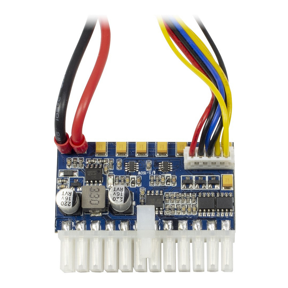 Inter-Tech Stromkabel - power DC jack, ATX, 20-polig zu interne Stromversorgung, 4-polig, SATA-Stromstecker, 4-Pin interner Netzanschluss (12 V)-2