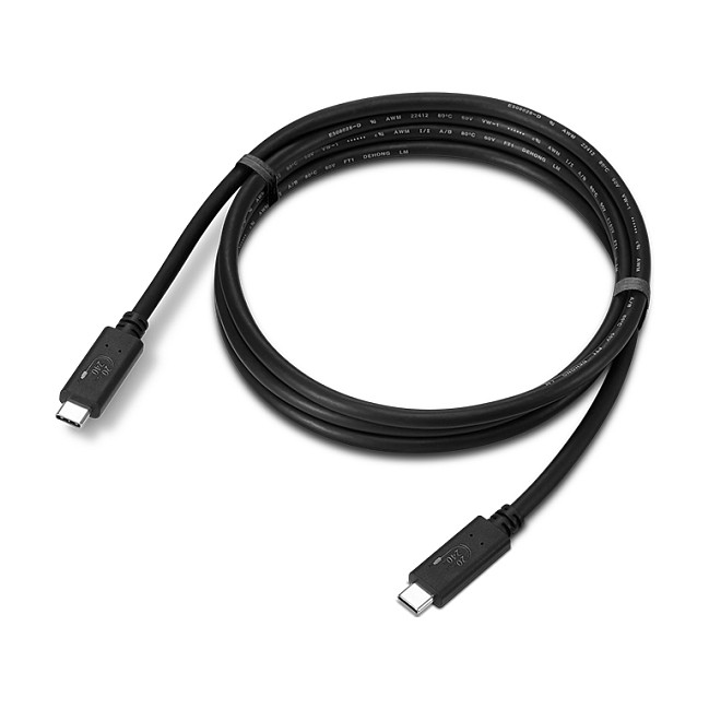 Kabel LENOVO USB-C na USB-C 20Gbps 1.5m (100W)-0