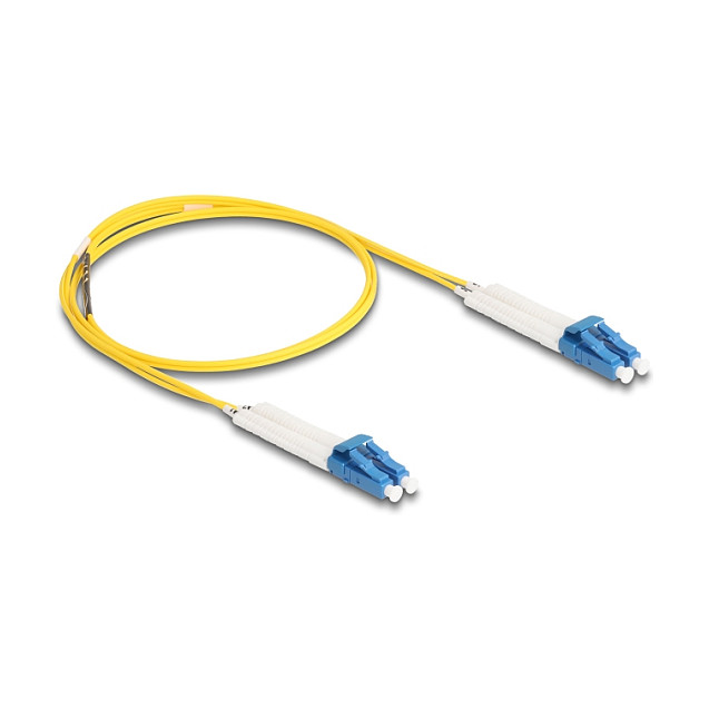 Optički kabel DELOCK LC Duplex na LC Duplex Singlemode OS2 s podesivim kutom, 1 m-1