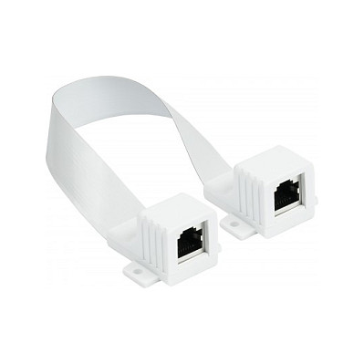Good Connections RJ45 FensterdurchfÃ¼hrung weiÃŸ 30cm-0