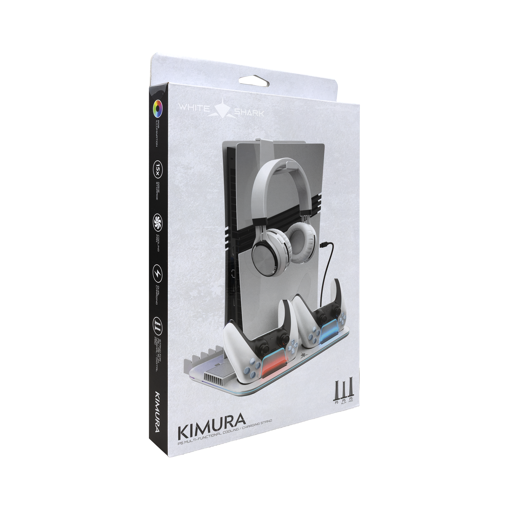White Shark PS5 COOLING PAD PS5-DZ504 KIMURA PRO-5