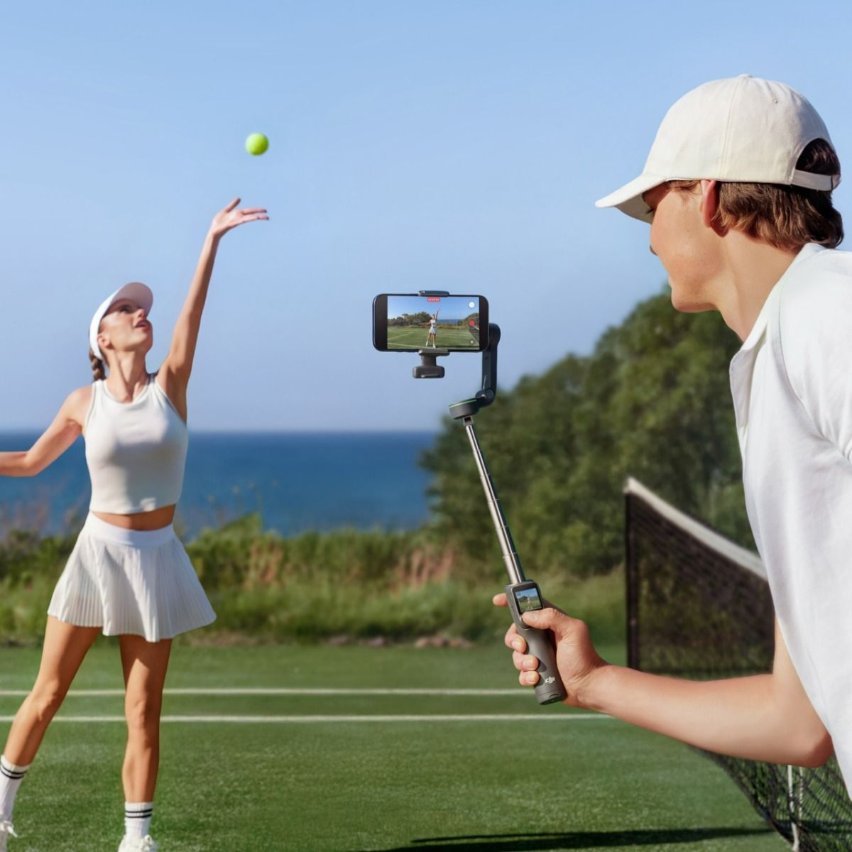 Gimbal stabilizator DJI Osmo Mobile 8P Advanced Tracking Combo (ActiveTrack 8.0, 3-osna stabilizacija, ugrađena teleskopska šipka, crna boja)-6