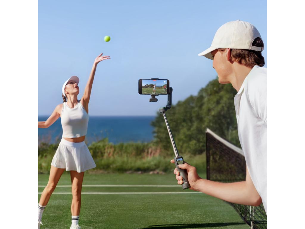 Gimbal stabilizator DJI Osmo Mobile 8P Advanced Tracking Combo (ActiveTrack 8.0, 3-osna stabilizacija, ugrađena teleskopska šipka, crna boja)-12