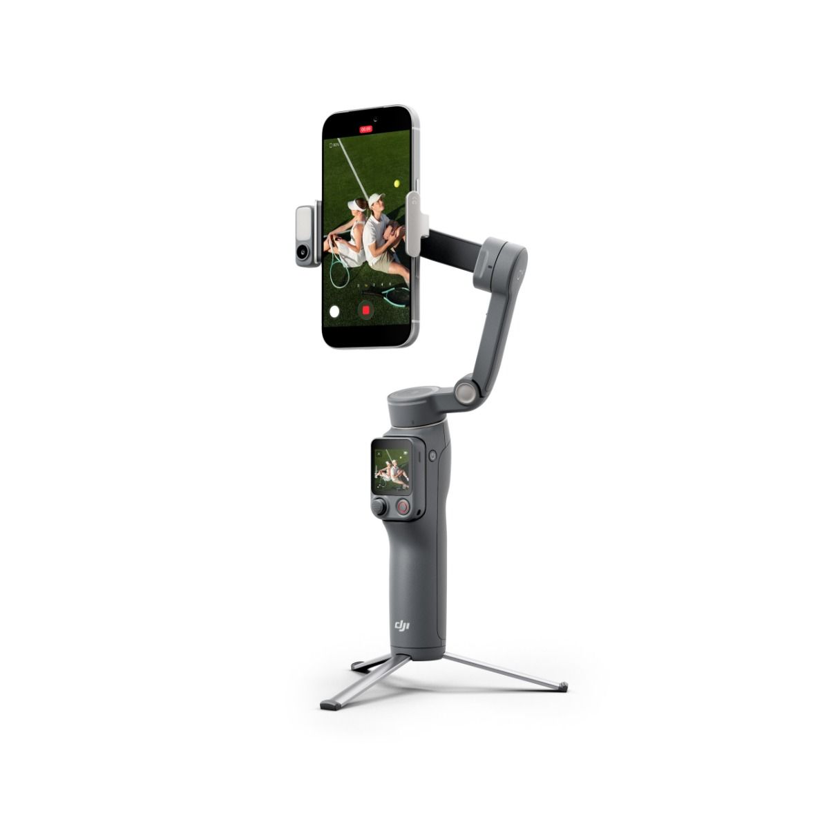 Gimbal stabilizator DJI Osmo Mobile 8P Advanced Tracking Combo (ActiveTrack 8.0, 3-osna stabilizacija, ugrađena teleskopska šipka, crna boja)-1