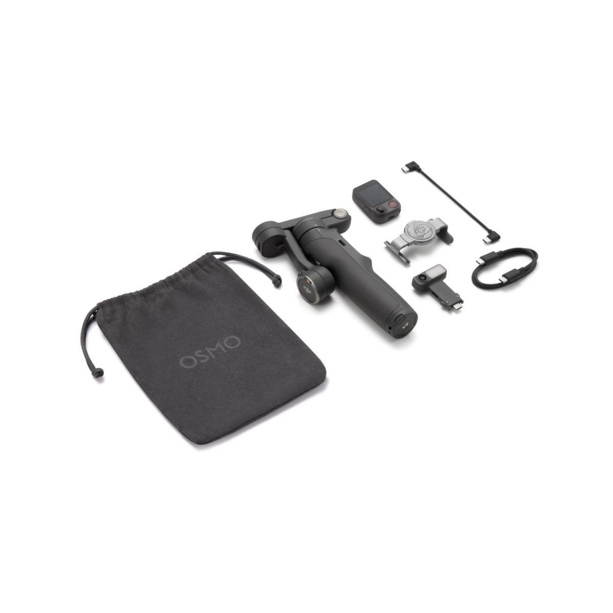 Gimbal stabilizator DJI Osmo Mobile 8P Advanced Tracking Combo (ActiveTrack 8.0, 3-osna stabilizacija, ugrađena teleskopska šipka, crna boja)-4