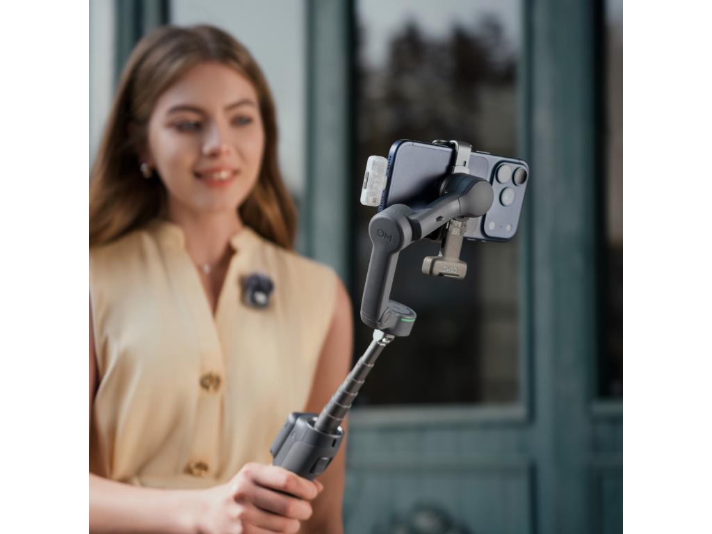 Gimbal stabilizator DJI Osmo Mobile 8P Creator Combo (ActiveTrack 8.0, 3-osna stabilizacija, ugrađena teleskopska šipka, DJI Mic Mini 2, crna boja)-10