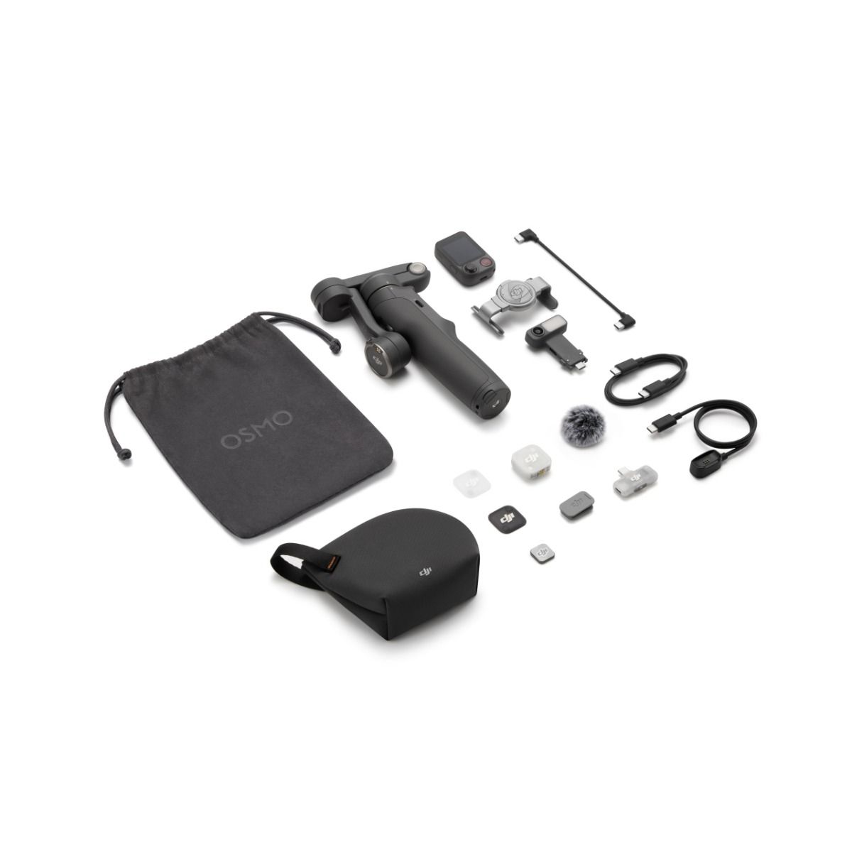 Gimbal stabilizator DJI Osmo Mobile 8P Creator Combo (ActiveTrack 8.0, 3-osna stabilizacija, ugrađena teleskopska šipka, DJI Mic Mini 2, crna boja)-4