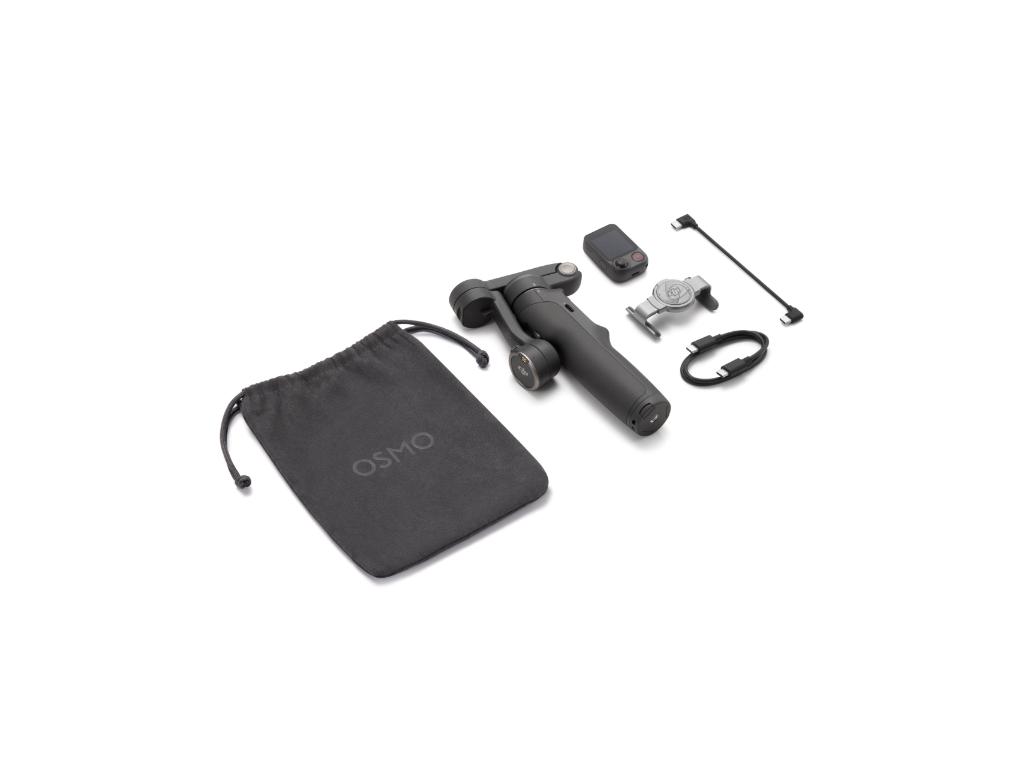 Gimbal stabilizator DJI Osmo Mobile 8P Standard Combo (ActiveTrack 8.0, 3-osna stabilizacija, ugrađena teleskopska šipka, siva boja)-12