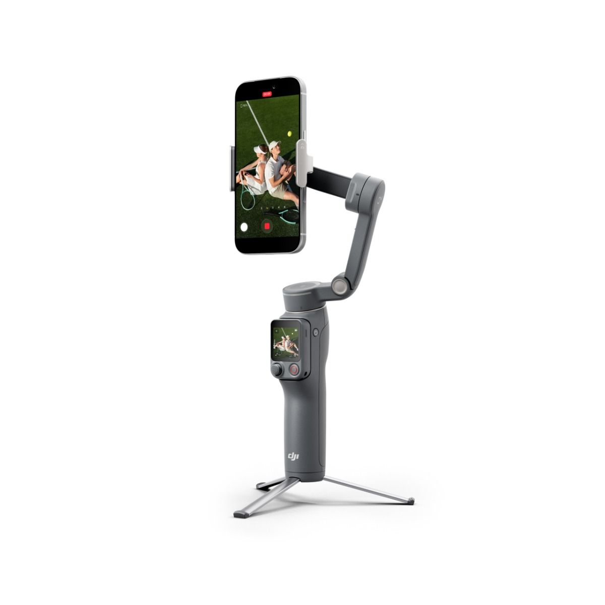 Gimbal stabilizator DJI Osmo Mobile 8P Standard Combo (ActiveTrack 8.0, 3-osna stabilizacija, ugrađena teleskopska šipka, siva boja)-1
