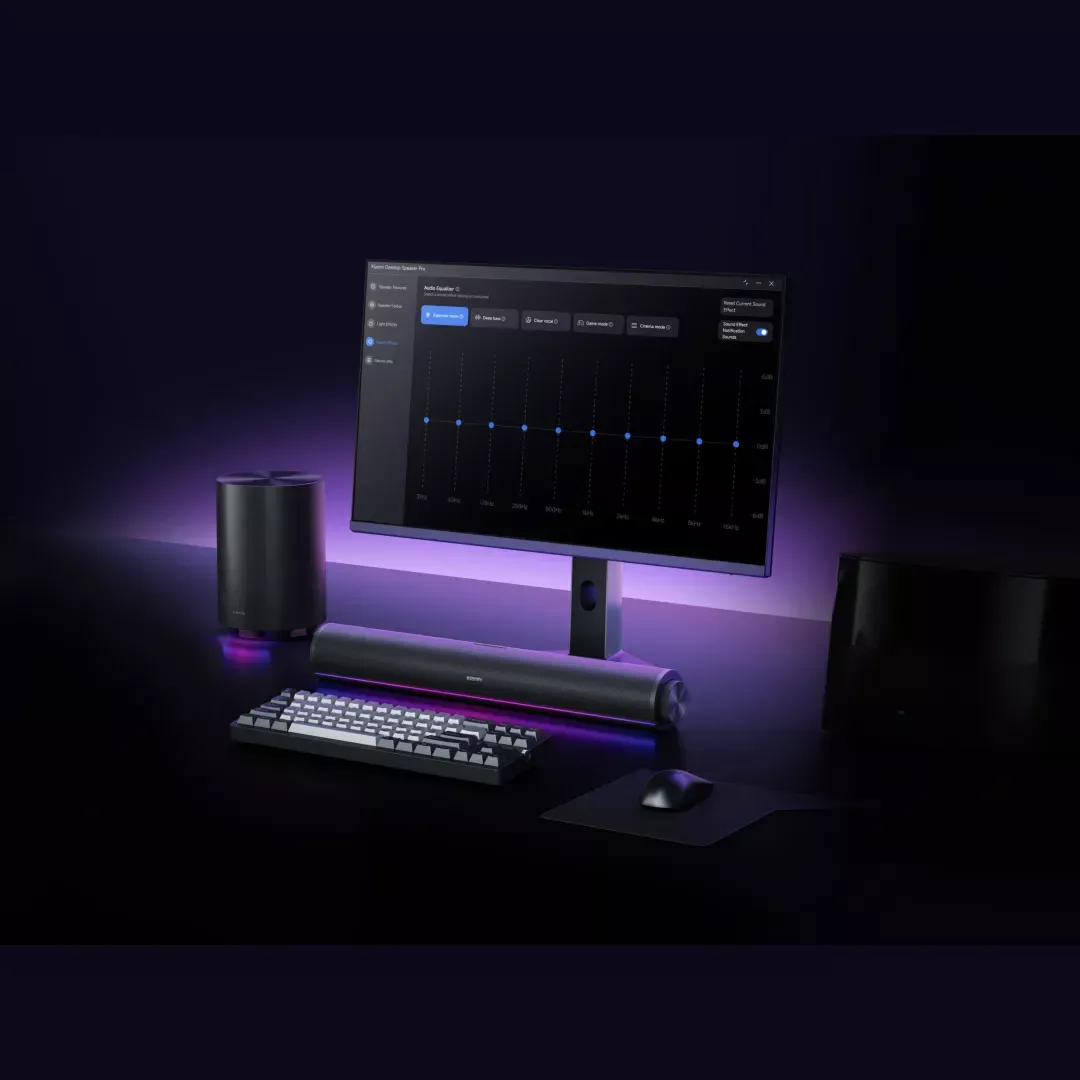 Zvučnici za PC XIAOMI Desktop Speaker Pro Set (2.1, Bluetooth 5.3, RGB)-4