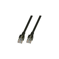 EFB RJ45 Patchkabel SF/UTP Cat.5e PVC CCA 5.00m schwarz