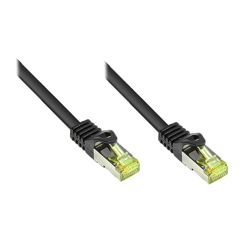 Good Connections Patchkabel m. Cat.7 Rohk. schwarz 25m