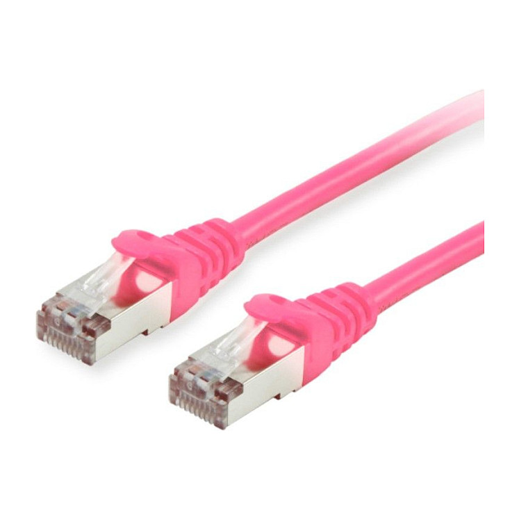 Equip Patchkabel Cat6 S/FTP 2xRJ45 25.00m pink LSZH Polybeutel