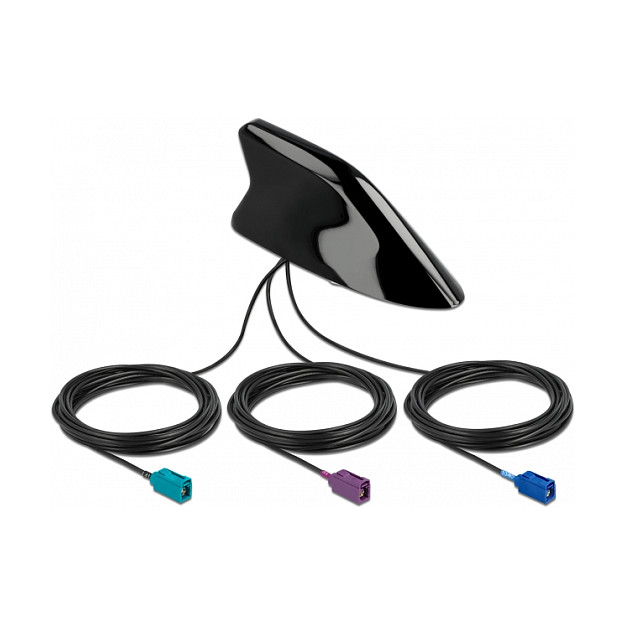DELOCK Shark Fin Antenne mit LTE + WLAN + GNSS Multiband