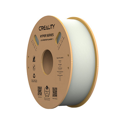 Creality Hyper PLA Filament White, 3D-Filament (wei, 1 kg, 1,75 mm, auf Rolle)-1