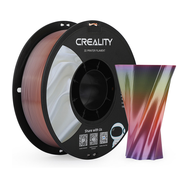 Filament za 3D printer CREALITY CR-Silk PLA 1.75 mm (1 kg, Rainbow)-0