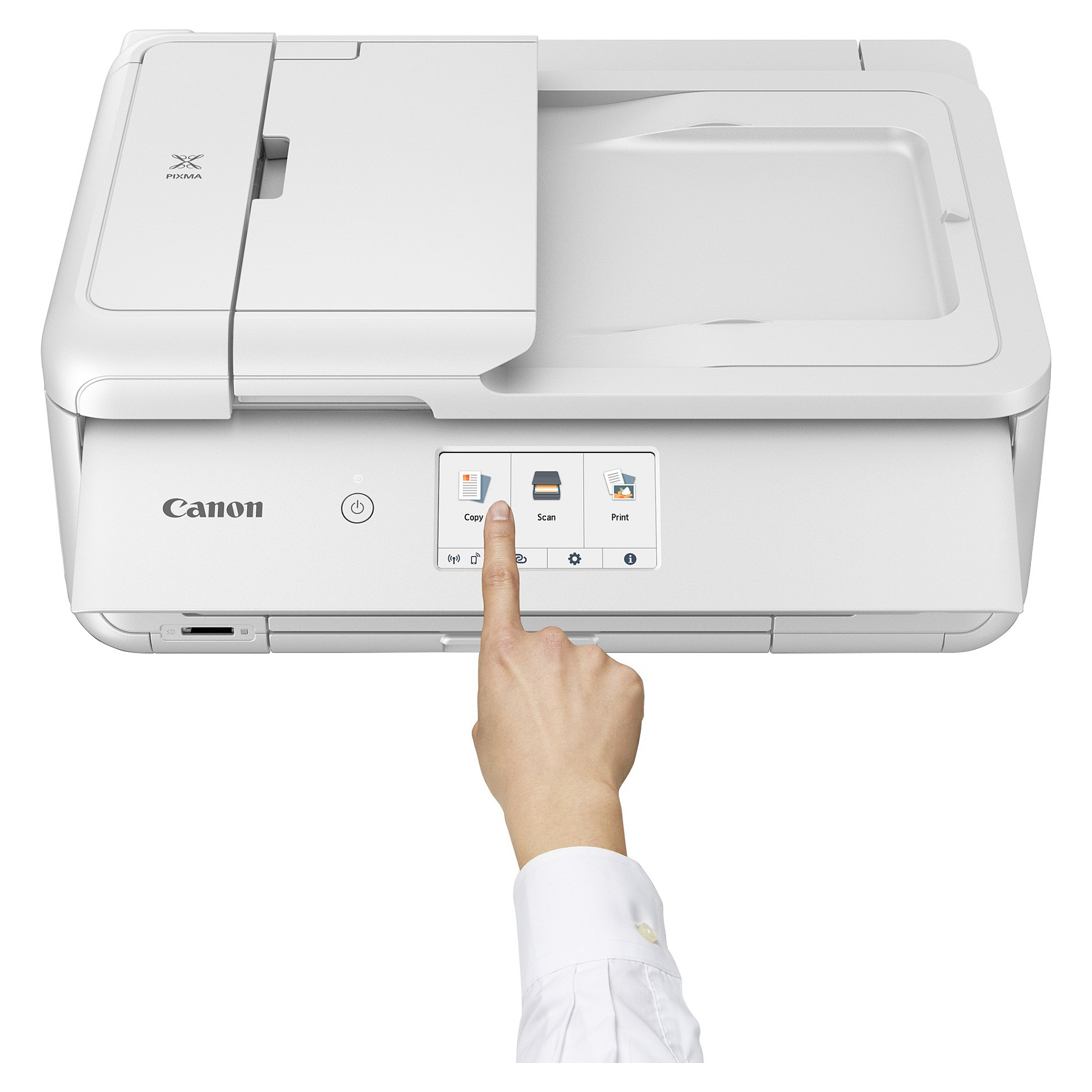 Multifunkcijski printer CANON PIXMA TS9551C (tintni, u boji, ispis/kopiranje/skeniranje, A3, ADF, duplex, Wi-Fi, bijela boja)-12