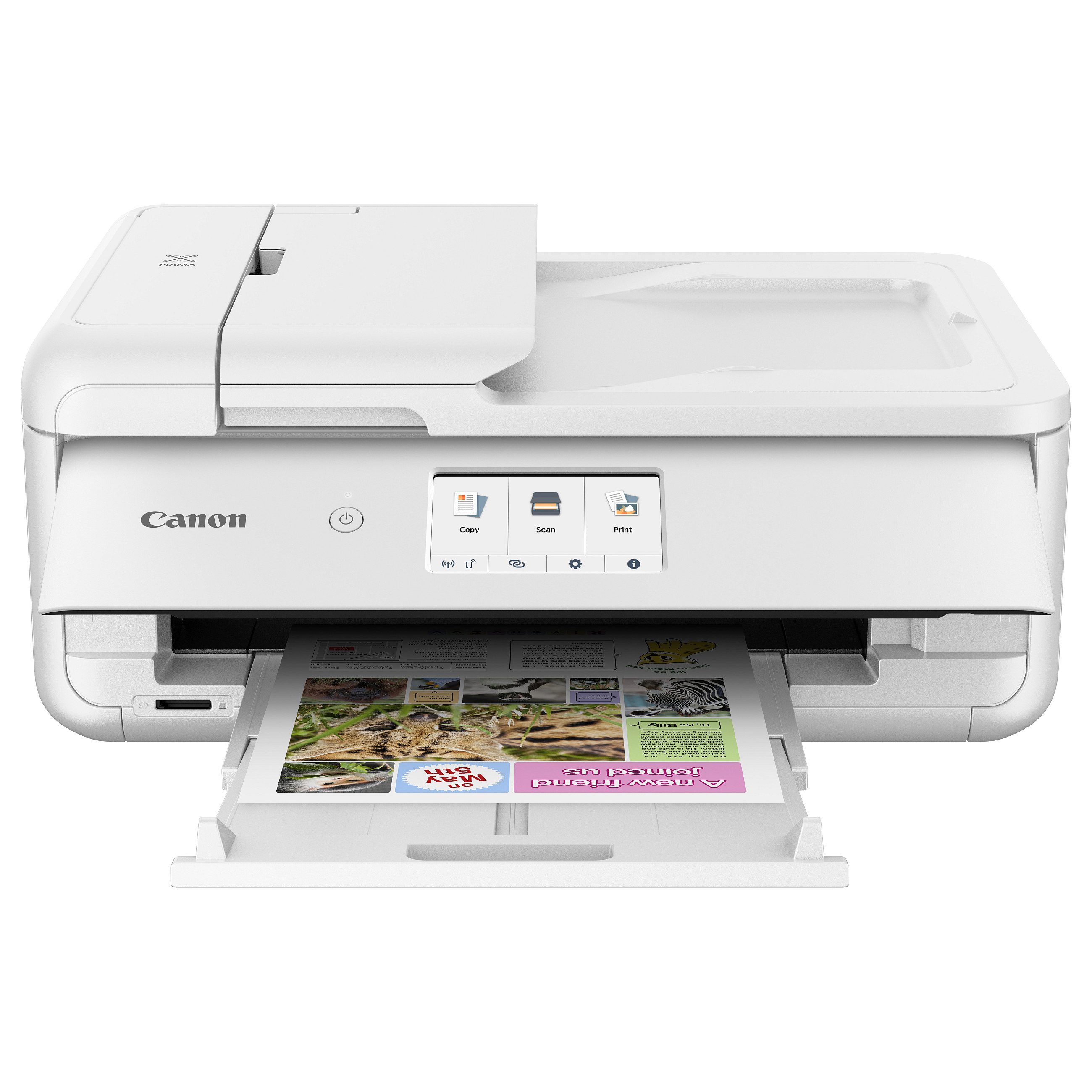 Multifunkcijski printer CANON PIXMA TS9551C (tintni, u boji, ispis/kopiranje/skeniranje, A3, ADF, duplex, Wi-Fi, bijela boja)-6