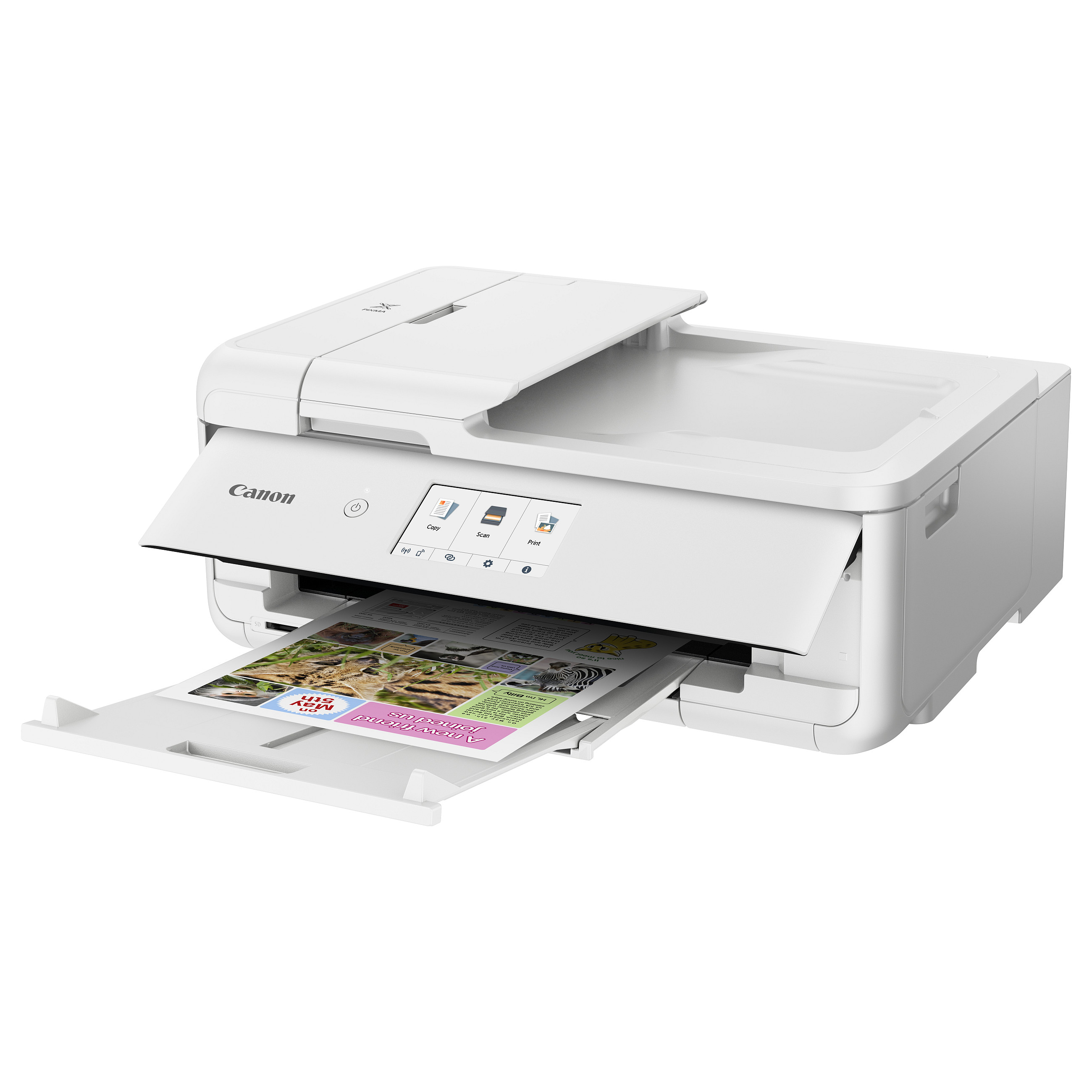 Multifunkcijski printer CANON PIXMA TS9551C (tintni, u boji, ispis/kopiranje/skeniranje, A3, ADF, duplex, Wi-Fi, bijela boja)-8