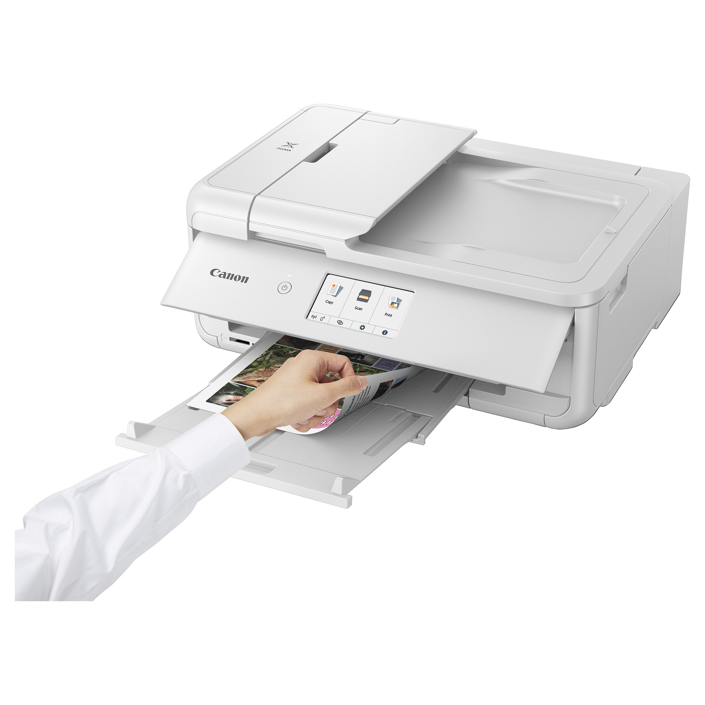 Multifunkcijski printer CANON PIXMA TS9551C (tintni, u boji, ispis/kopiranje/skeniranje, A3, ADF, duplex, Wi-Fi, bijela boja)-9