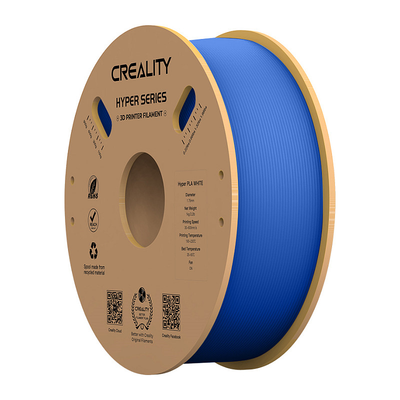 Filament za 3D printer CREALITY Hyper PLA (1.75 mm, 1 kg) plava boja-0