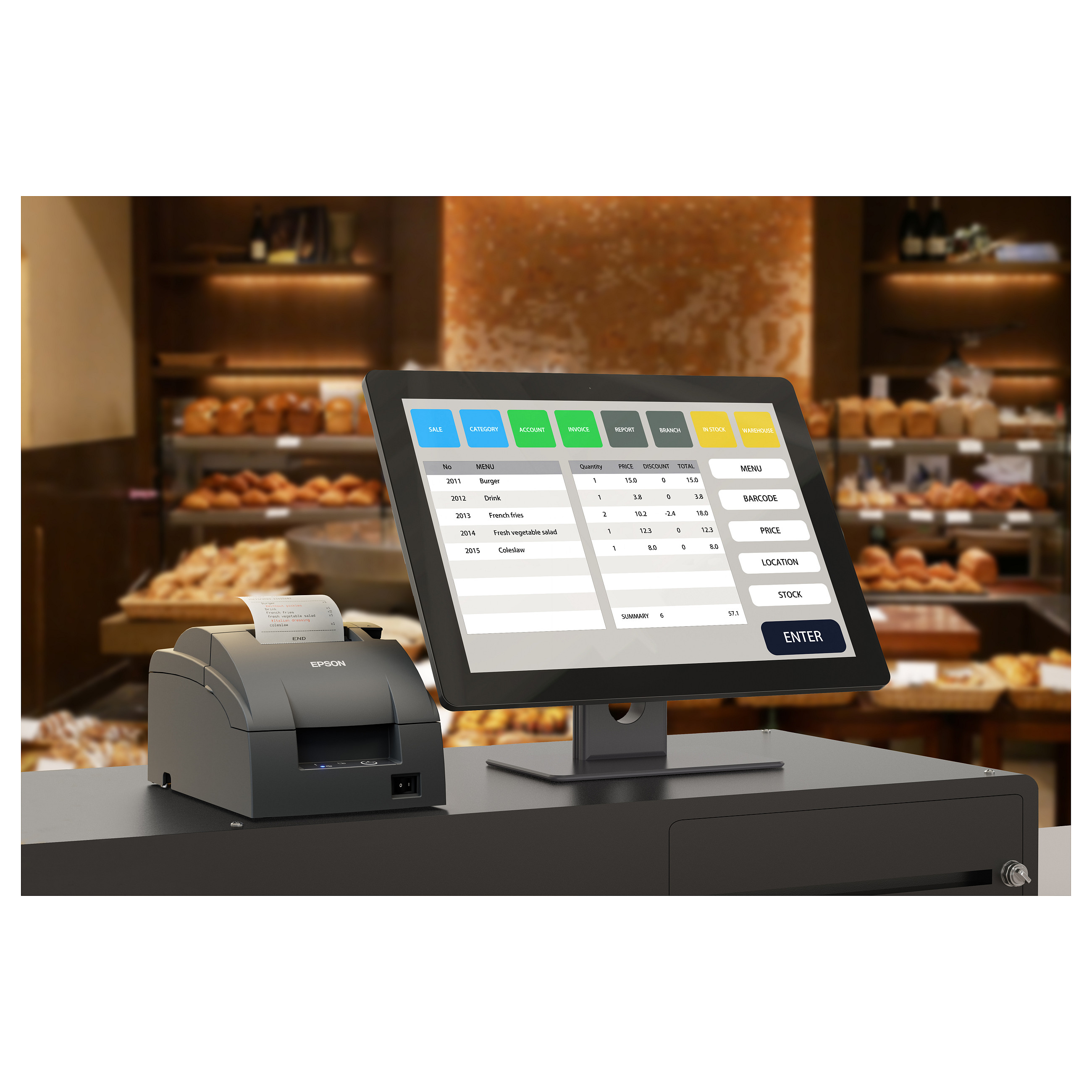 Epson TM-U220IIB 102 Serial PS NE sensor EDG-6