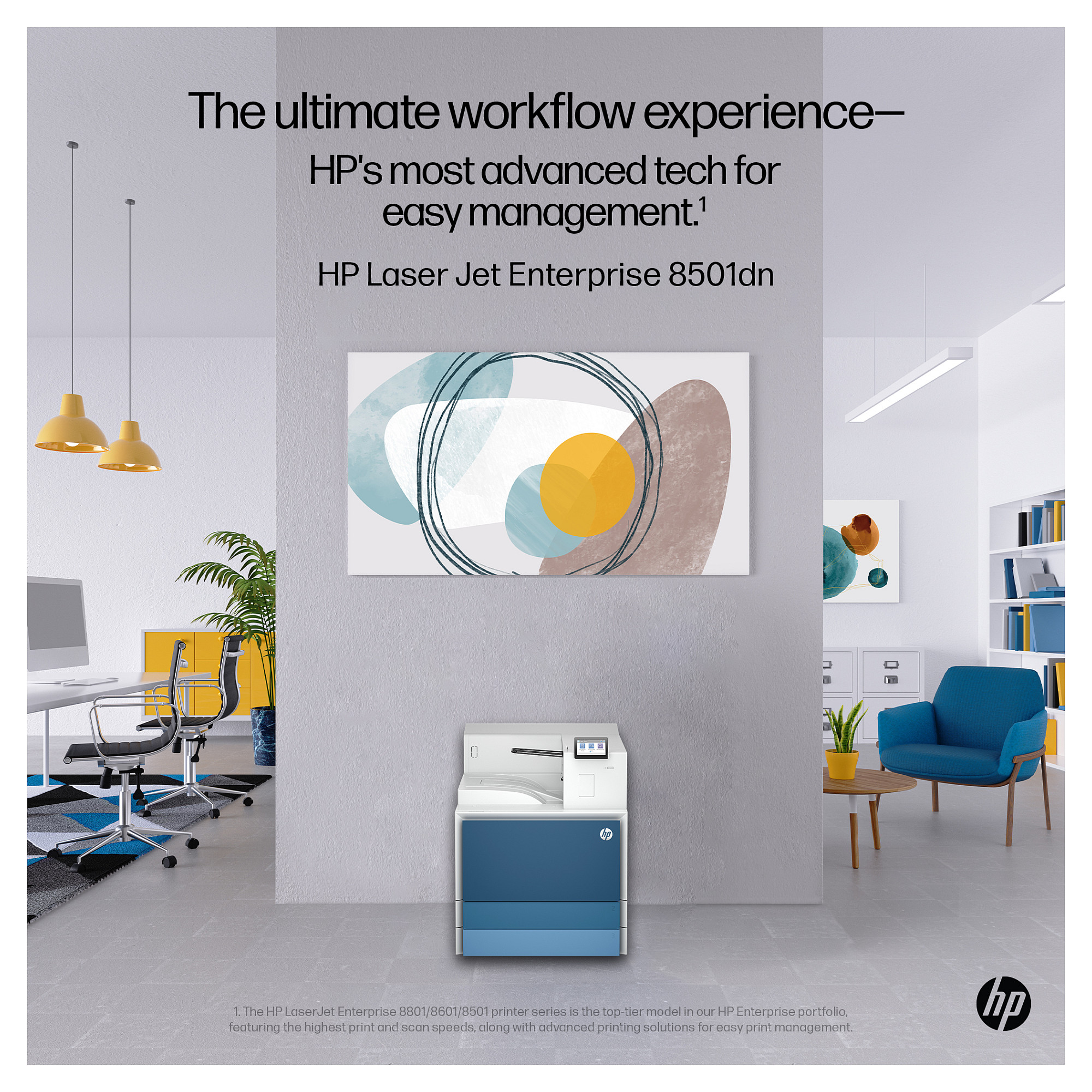 Printer HP LaserJet Enterprise 8501dn (laserski, mono, A3, 70 ppm, duplex, Ethernet)-3