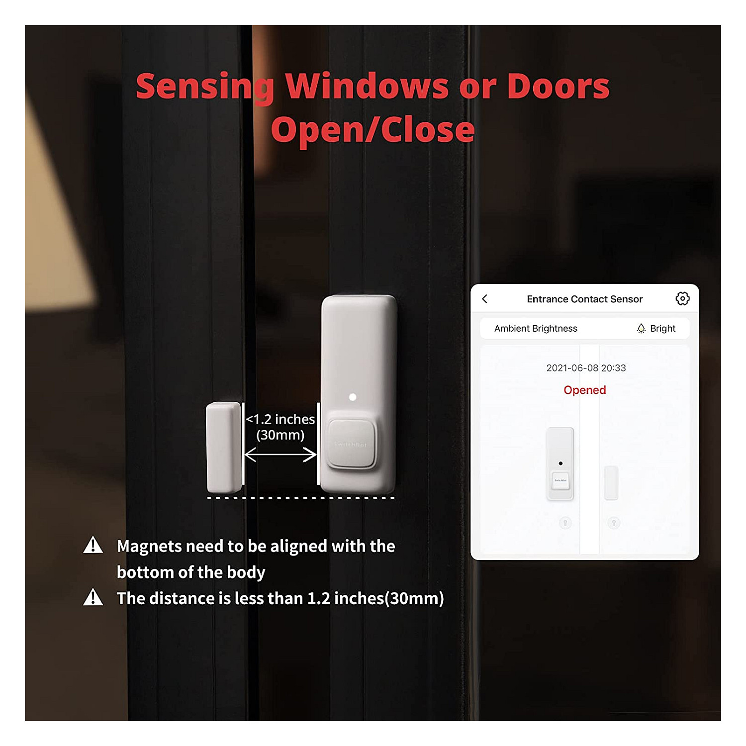 Pametni senzor za vrata i prozore SWITCHBOT Contact Sensor-2