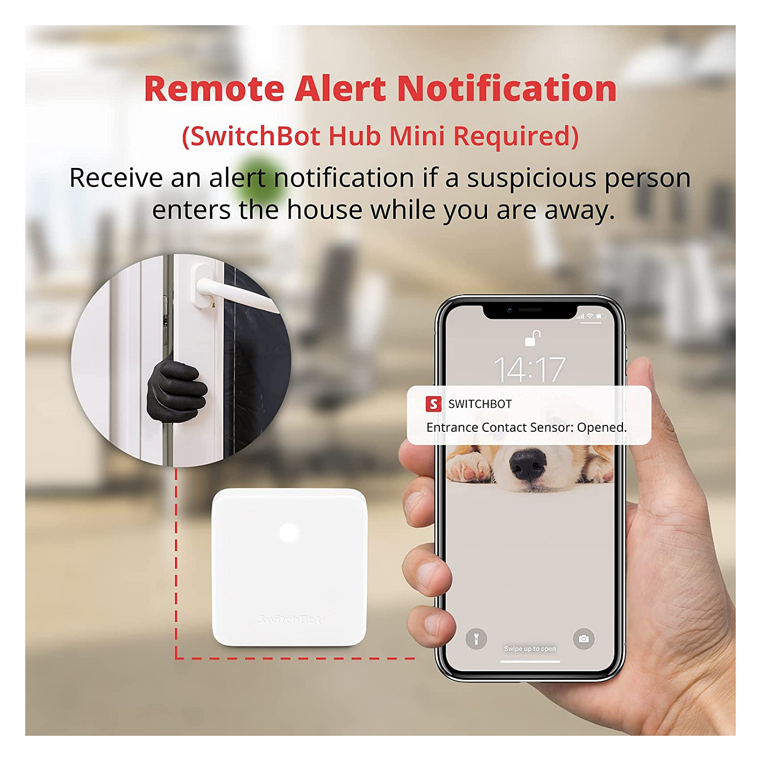 Pametni senzor za vrata i prozore SWITCHBOT Contact Sensor-4