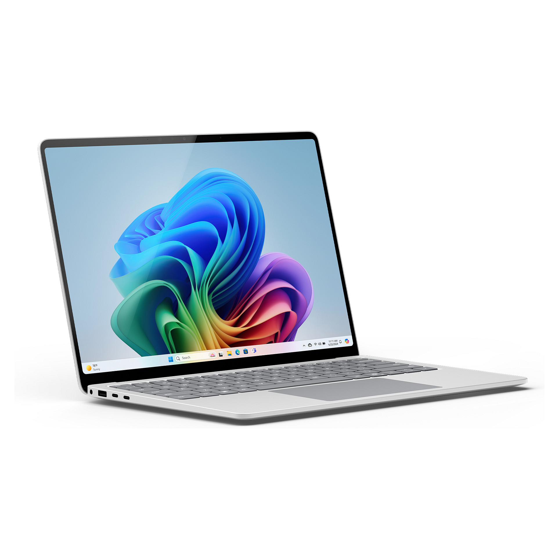 Microsoft Surface Laptop (7.Edition) Copilot+PC 13,8" QHD Touch Platin SnapdragonÂ® X Elite 16GB/512GB SSD Win11 ZGP-00005-2