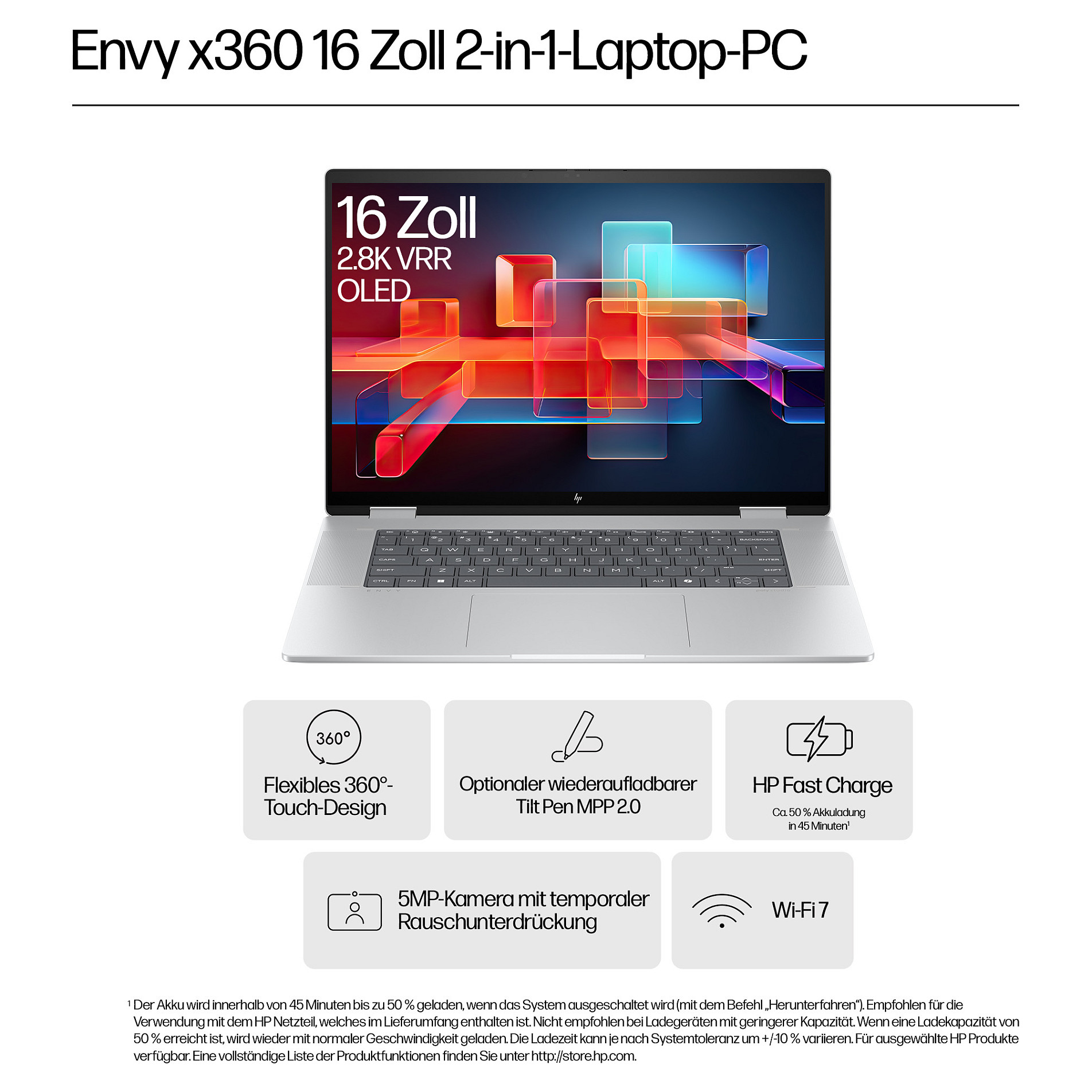 HP ENVY x360 16-ad0177ng RYZ7 8840HS/16GB/1TBSSD/W11 Home Touch-4