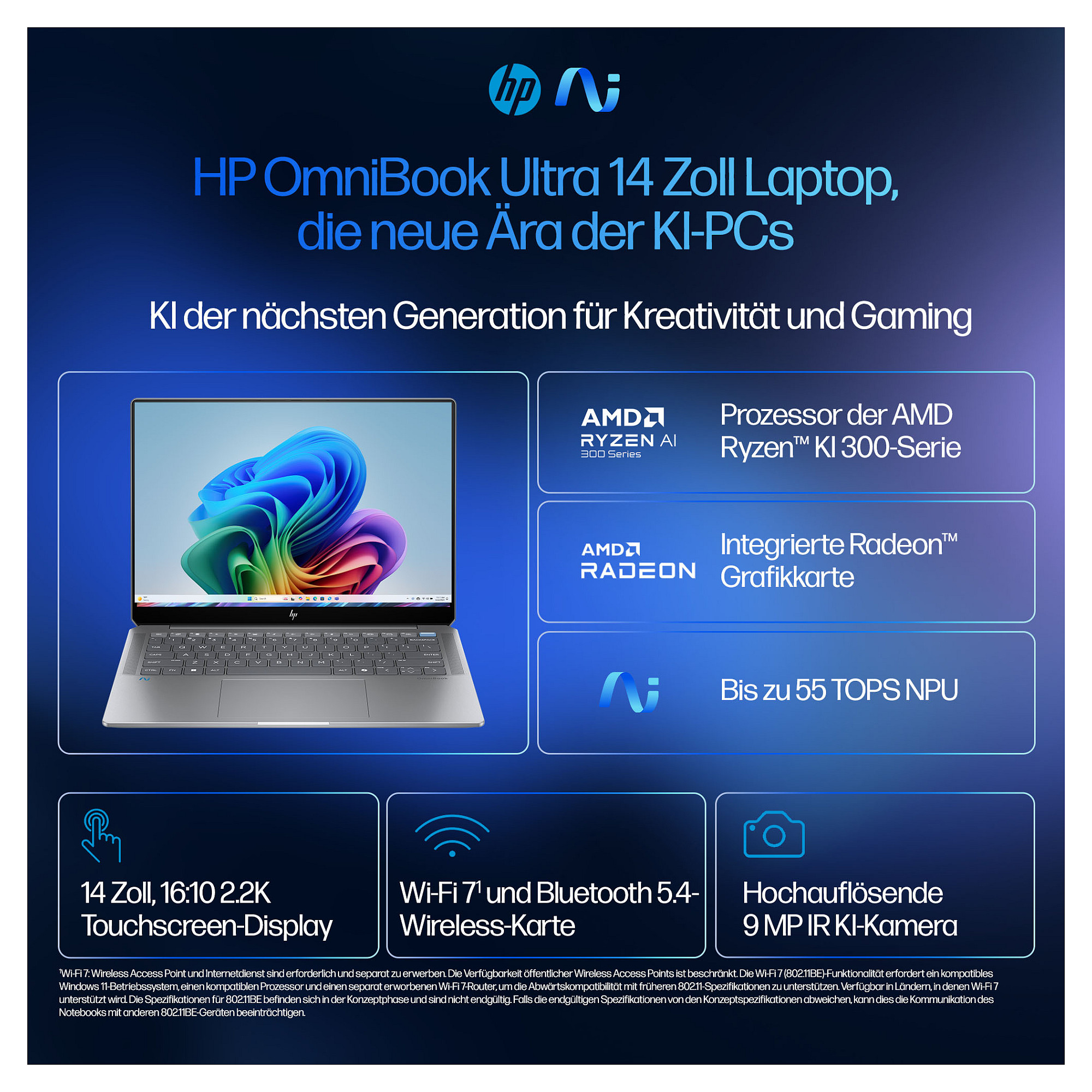 HP OmniBook Ultra AI PC 14-fd0192ng RYZ AI 9 365/16GB/2TBSSD/W11 Home Touch-3