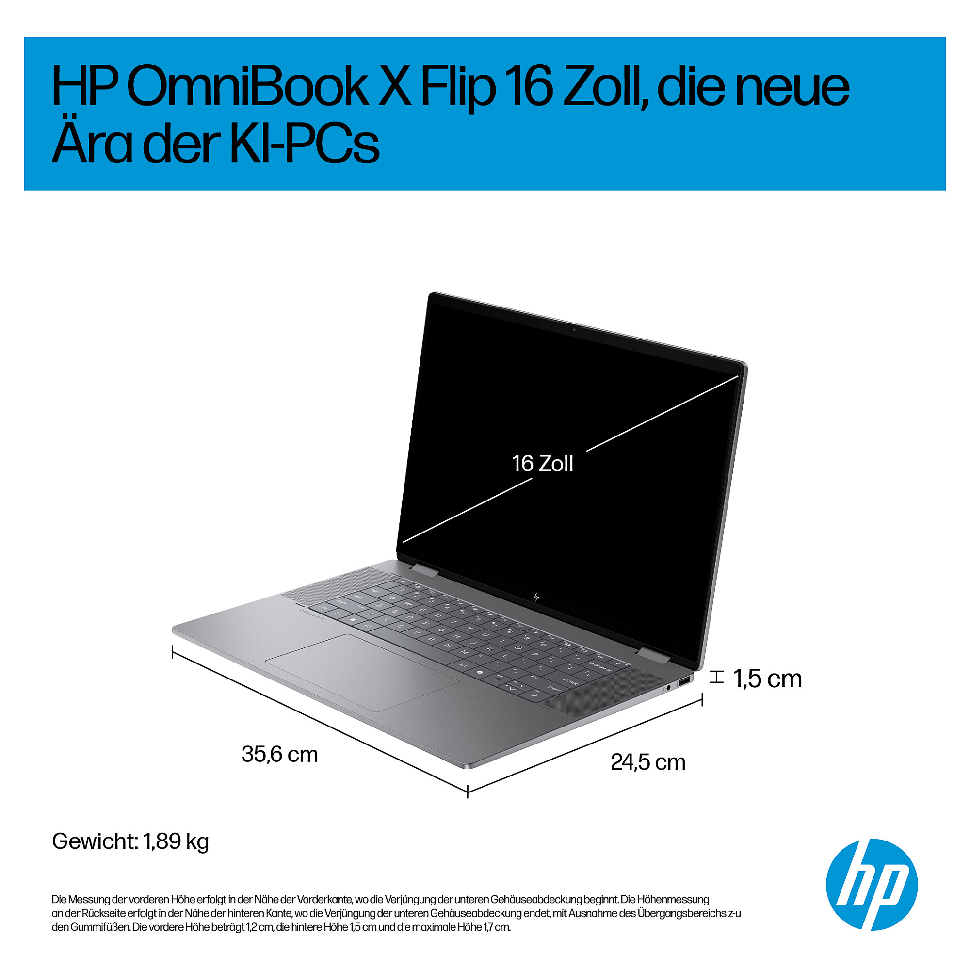 HP OmniBook X Flip 16-ar0177ng RYZ AI 7 350/32GB/1TBSSD/W11 Home Touch-6