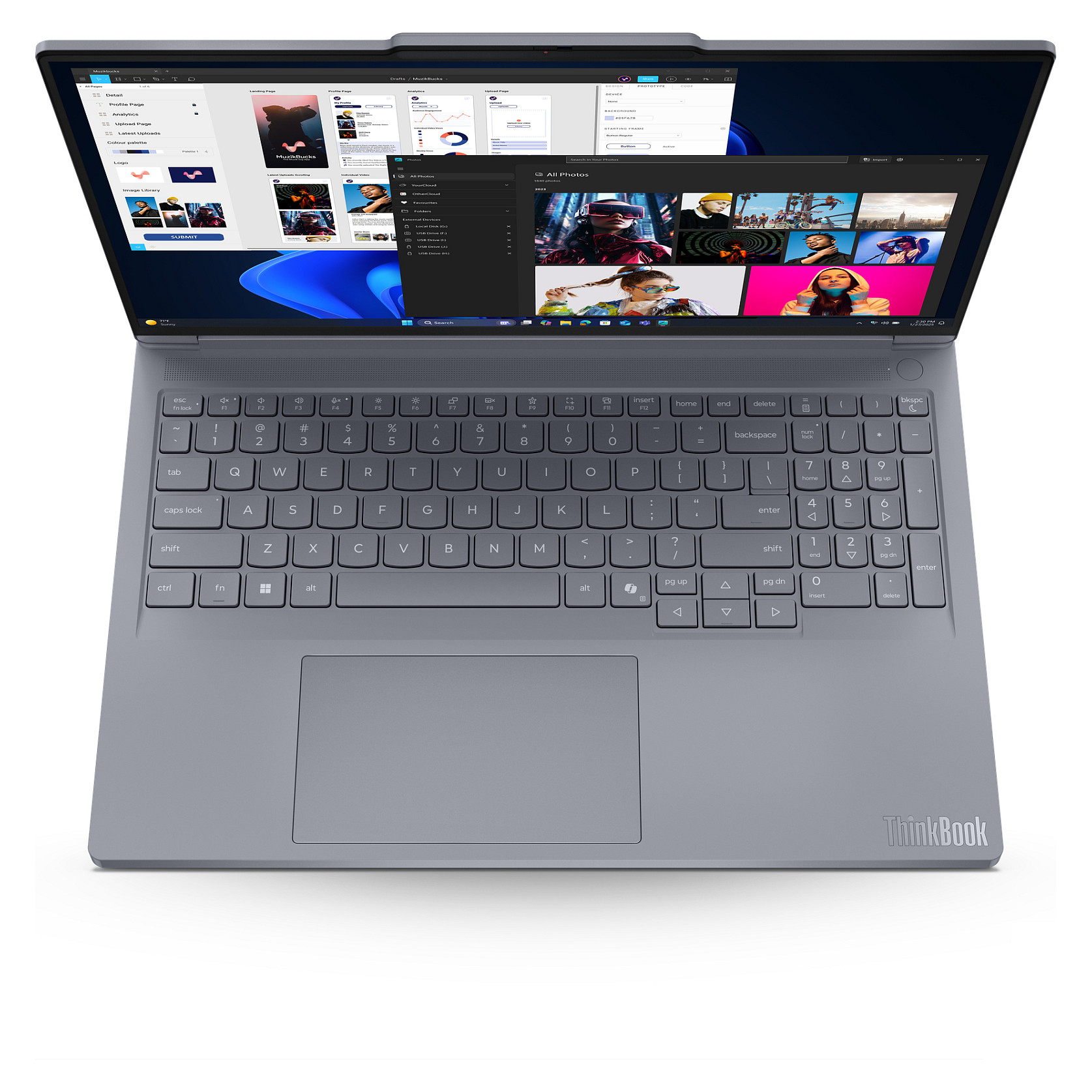 Lenovo ThinkBook 16p G6 RYZ9 8940HX/32GB/1TBSSD/RTX5060/W11 Pro Luna Grey TopSeller-12