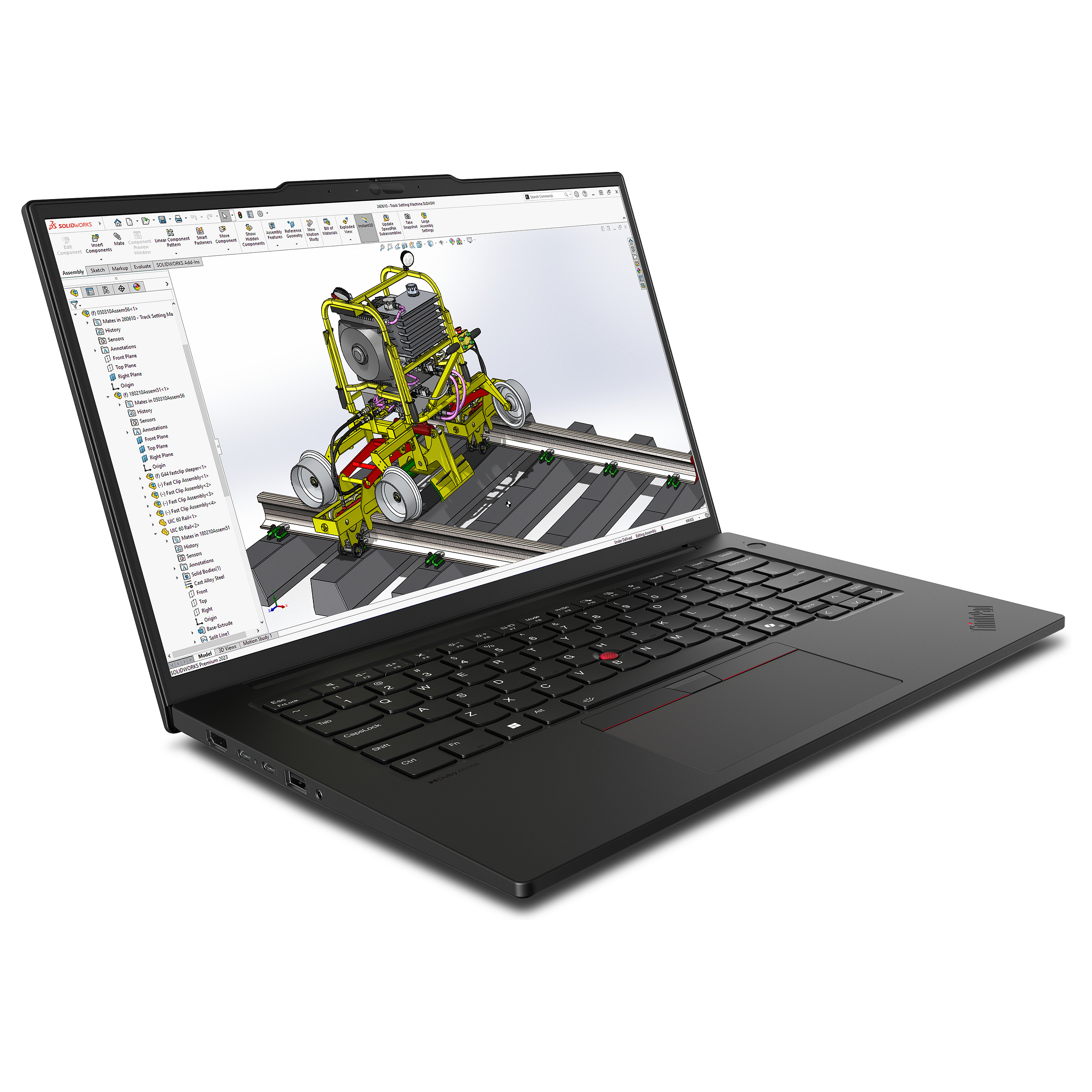 Laptop LENOVO ThinkPad P14s Gen 6 (14.5", WQXGA, Intel Core Ultra 9 285H, 64GB, 1TB SSD, Intel Arc Graphics, Windows 11 Pro, Non-HR tipkovnica, Crna)-2