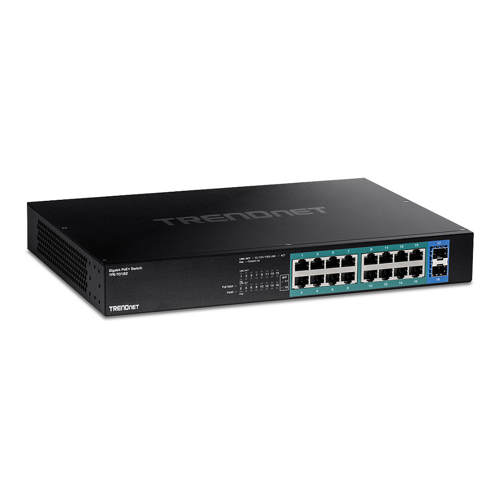 TRENDnet TPE-TG182 18-Port Gigabit PoE+ Switch