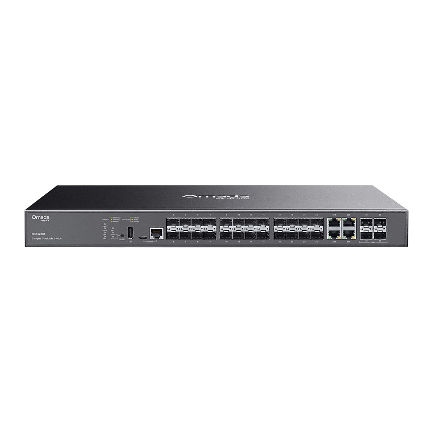 TP-Link Omada Campus SG5428XF 24-Port SFP Stack L3 Mgd Switch 410G