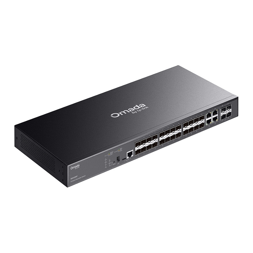 TP-Link Omada Campus SG5428XF 24-Port SFP Stack L3 Mgd Switch 410G-2