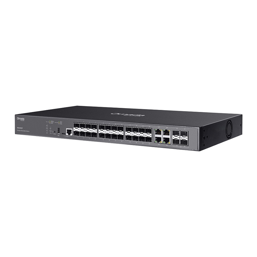 TP-Link Omada Campus SG5428XF 24-Port SFP Stack L3 Mgd Switch 410G-3