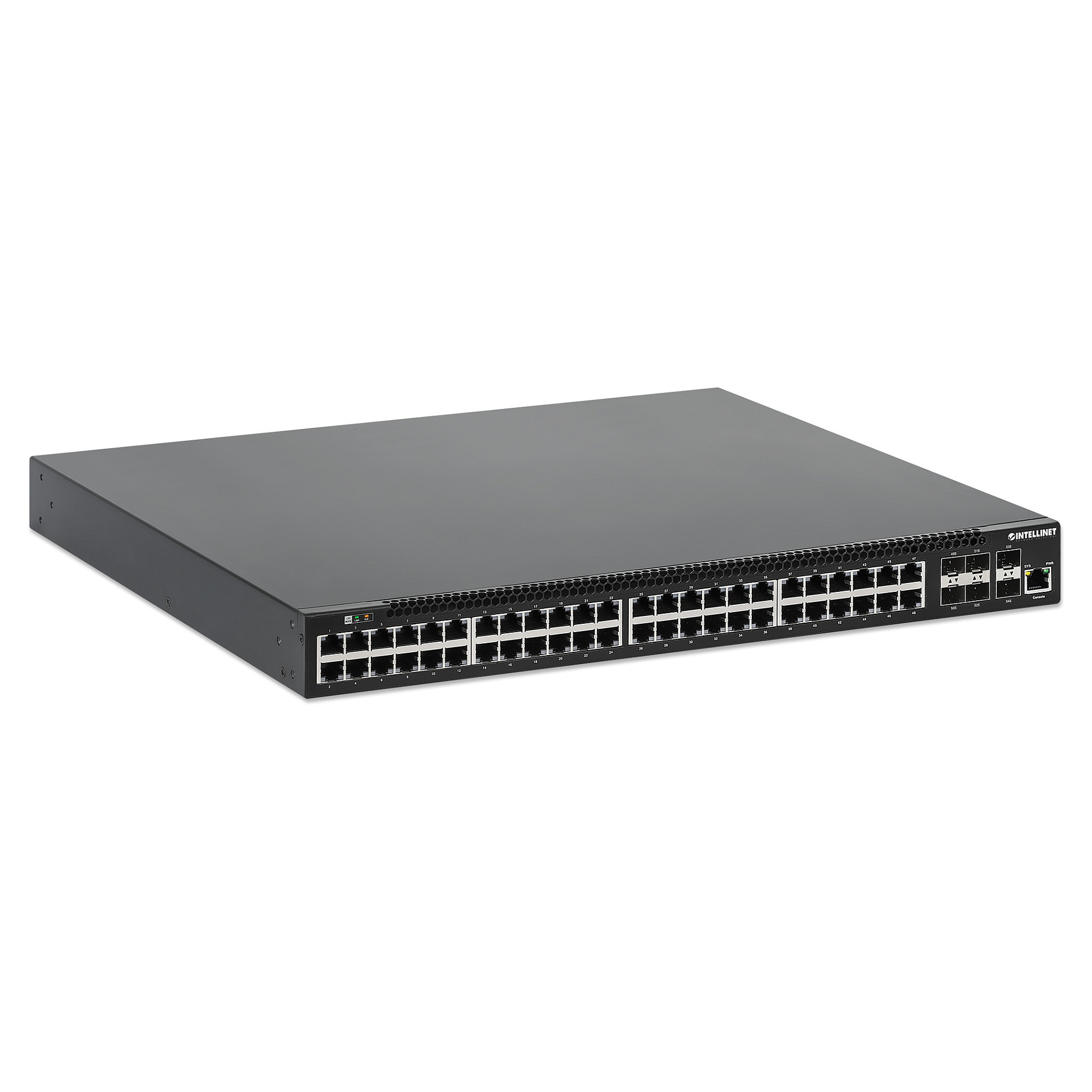 Mrežni Switch INTELLINET 54-Port PoE+ Managed, 6x 10GbE SFP+, 850W-1