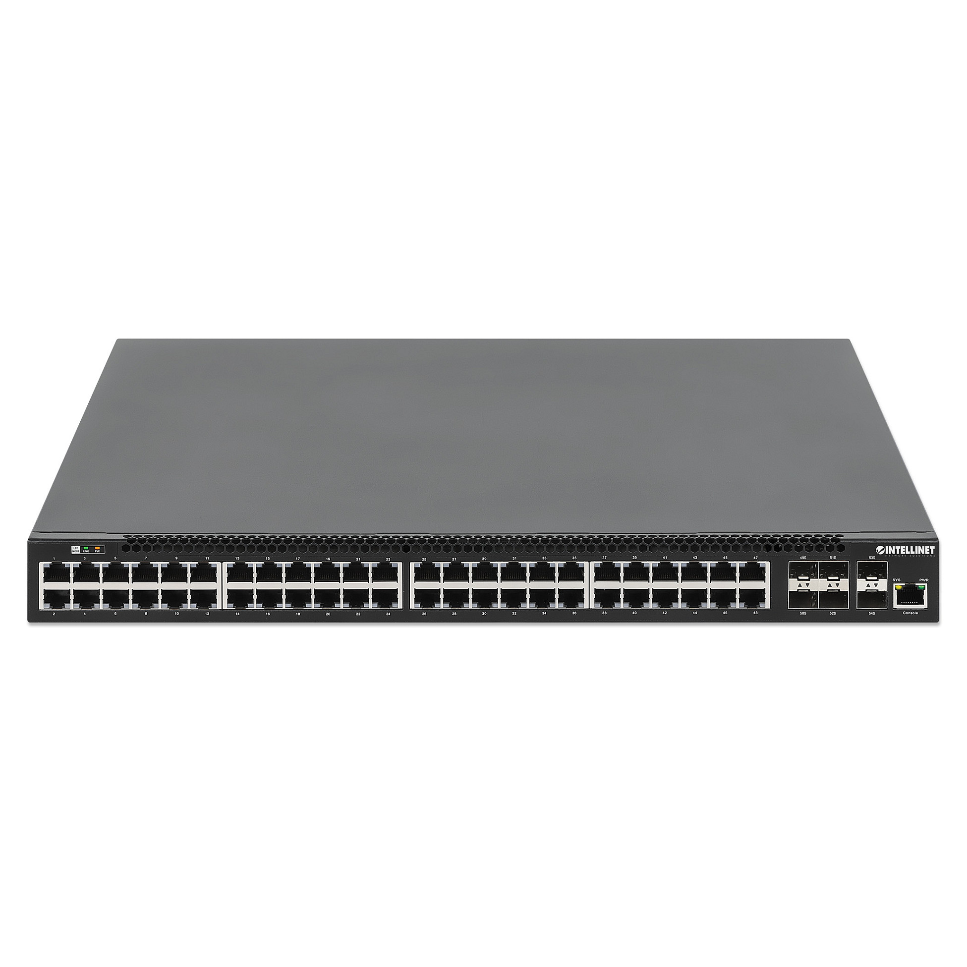 Mrežni Switch INTELLINET 54-Port PoE+ Managed, 6x 10GbE SFP+, 850W-2