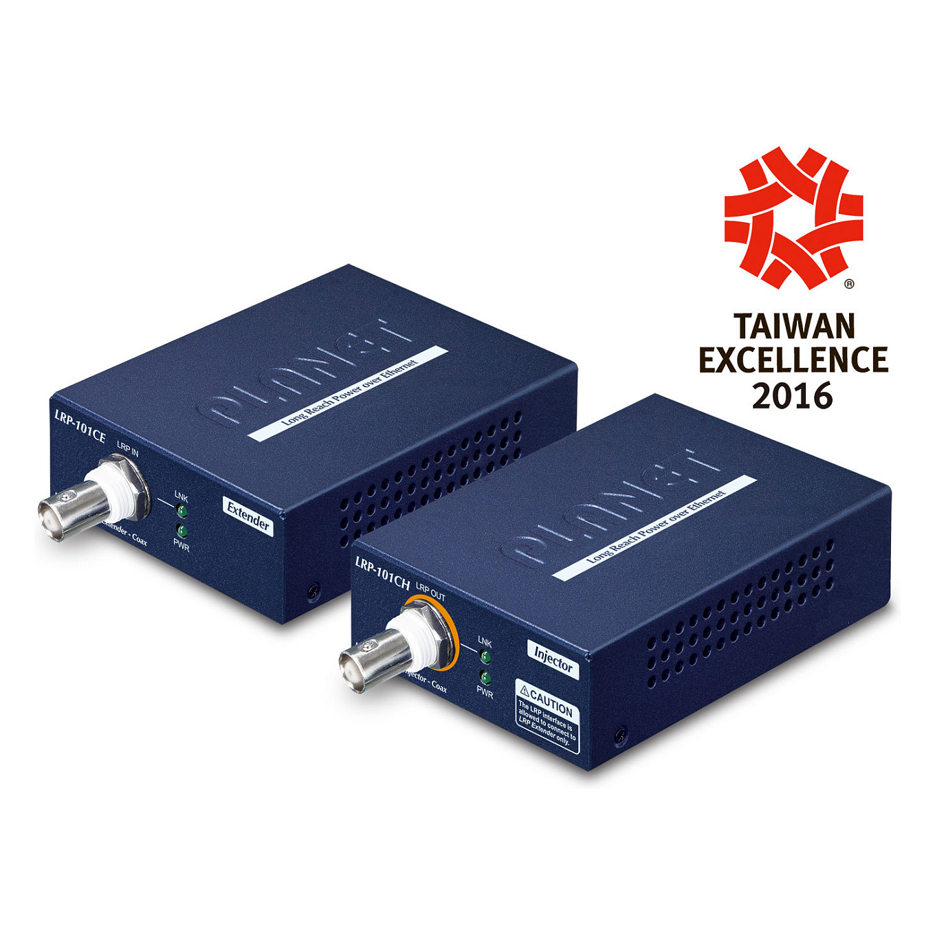 Planet LRP-101C-KIT 1-Port Long Reach PoE over coax Ext.-Kit-0